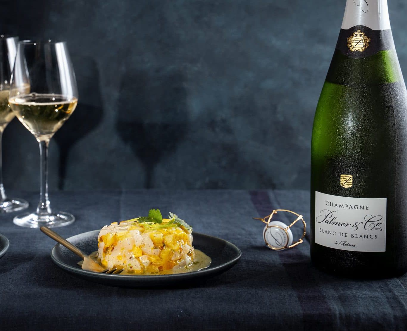 Tartare de St Jacques aux fruits exotiques